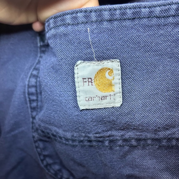 Vintage Carhartt Flame Resistant distressed baggy jeans - Picture 9 of 12